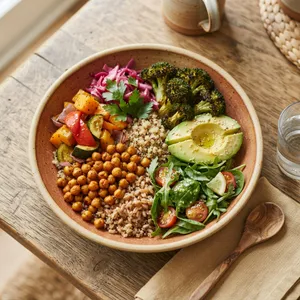Fresh vegetable bowl