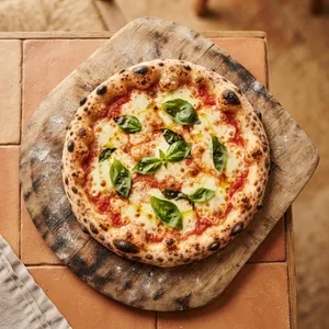 Wood-fired pizza