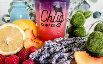 Chug coffee