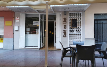 Cafetería café en llet