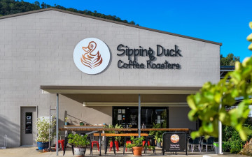 Sipping Duck Coffee Roasters